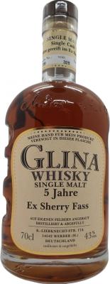 Glina Whisky 5yo Ex-Sherry Fass Los-Nr.: 039 1 43% 700ml