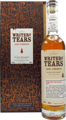 Writer's Tears Cask Strength 2020 Limited Edition Bourbon Barrels 54.5% 700ml