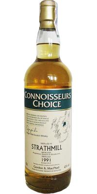 Strathmill 1991 GM Connoisseurs Choice Refill Bourbon Barrels 43% 700ml