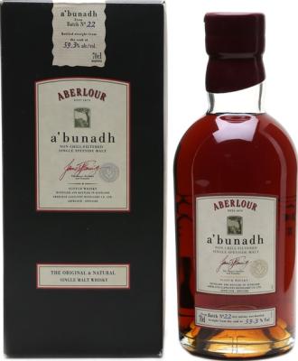 Aberlour A'bunadh batch #22 59.3% 700ml