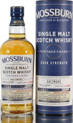 Aultmore 2009 MDB Vintage Casks Cognac HHD The Whisky Shop 63.7% 700ml