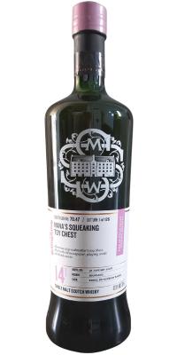 Balblair 2008 SMWS 70.47 Nana's squeaking toy chest Refill Ex-Bourbon Barrel The Gathering 57.5% 700ml