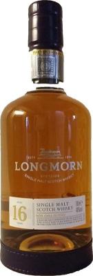 Longmorn 16yo Ex-sherry American and traditional oak 48% 700ml