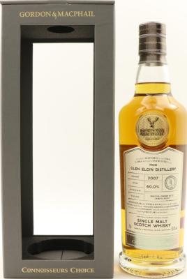 Glen Elgin 2007 GM Connoisseurs Choice Cask Strength 1st Fill Sherry Butt #802872 60% 700ml