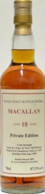 Macallan 1990 AcL Puncheon #12023 57.3% 700ml
