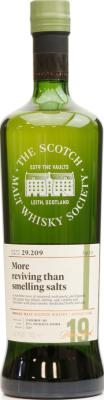 Laphroaig 1996 SMWS 29.209 More reviving than smelling salts Refill Ex-Bourbon Hogshead 50.1% 700ml