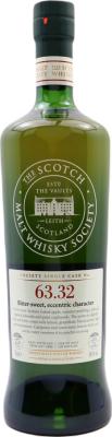 Glentauchers 1989 SMWS 63.32 Bitter-sweet eccentric character Refill Ex-Bourbon Barrel 49.6% 700ml