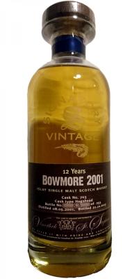 Bowmore 2001 SV Decanter Collection #703 Vinothek St. Stephan 55.1% 700ml