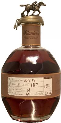 Blanton's Straight from the Barrel #1817 64.2% 700ml