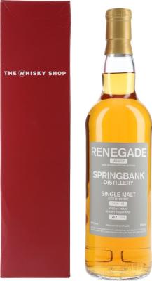 Springbank Renegade MBRPT7 MM Renegade Sherry Hogshead #118 46% 700ml