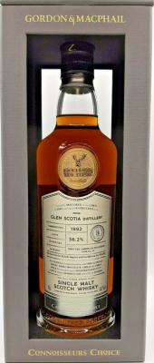 Glen Scotia 1992 GM Connoisseurs Choice Cask Strength 28yo Kirsch Import and LMDW 56.2% 700ml