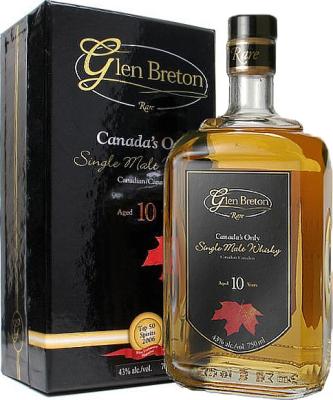 Glen Breton Rare 10yo Canada's Only 40% 700ml