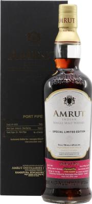 Amrut 2013 Special Limited Edition Port pipe Kensington Wine Market 60% 700ml