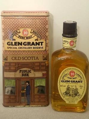Glen Grant 10yo Tin Box Seagram Import 43% 700ml