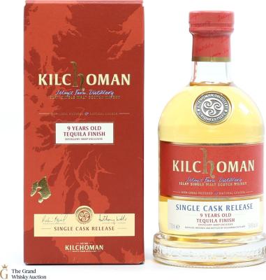 Kilchoman 2012 Bourbon Tequila Cask Finish 825/2012 Distillery Shop Exclusive 54.8% 700ml