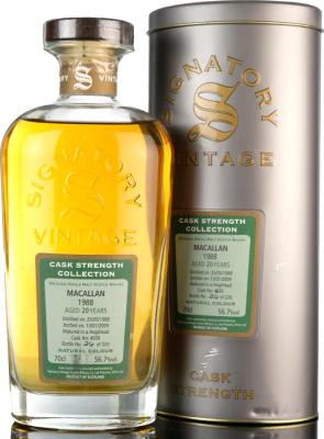 Macallan 1988 SV Cask Strength Collection Hogshead 56.7% 700ml