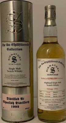 Clynelish 1992 SV The Un-Chillfiltered Collection #17240 46% 700ml