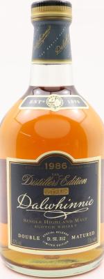 Dalwhinnie 1986 The Distillers Edition 43% 700ml