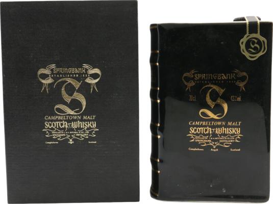 Springbank 12yo Ceramic Book Vol. III 43% 700ml