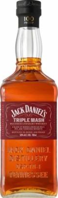 Jack Daniel's Triple Mash Blended Straight Whisky Bottled in Bond Charred New American Oak Barrel 50% 1000ml