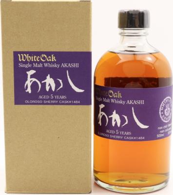 White Oak 5yo Akashi Oloroso Sherry Cask #1484 55% 500ml