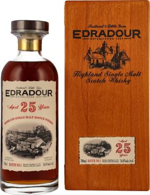 Edradour 25yo Batch No. 1 54.6% 700ml