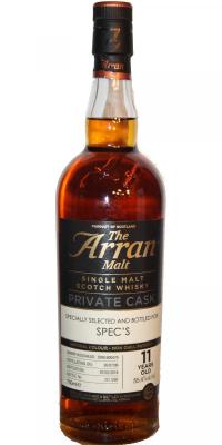 Arran 2006 Private Cask Sherry Hogshead 2006 800470 Spec's 55.4% 750ml