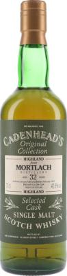 Mortlach 1962 CA Original Collection Oak Cask 42.8% 700ml