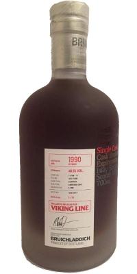 Bruichladdich 1990 Micro-Provenance Series American Oak Oloroso 11/148-11 Viking Line Exclusive 46.5% 700ml