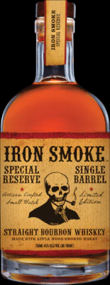 Iron Smoke 2019 Single Barrel Limited Edition Triple char new American white oak NE Wegmans 45% 750ml