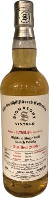 Clynelish 2008 SV The Un-Chillfiltered Collection 1st Fill Bourbon Barrel #800162 46% 750ml