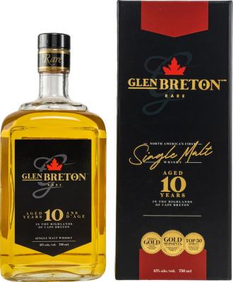 Glen Breton Rare 10yo 43% 750ml