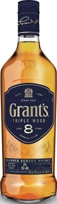 Grant's 8yo Stand Fast Triple Wood 1st Fill Bourbon 2nd Fill Am.Oak Virgin Oak 40% 700ml