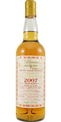 Knockdhu 2007 AC Special Vintage Selection Refill Sherry Cask #17802 60.3% 700ml