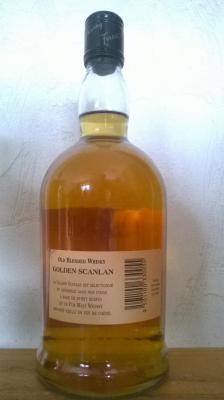 Golden Scanlan Finest Old Whisky Old Blended Whisky Sodeam Madagascar 43% 700ml