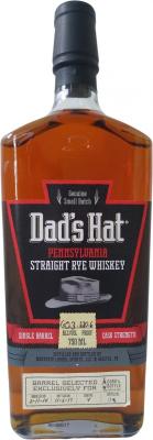 Dad's Hat 2014 Single Barrel Cask Strength 4 Cork n Bottle 60.3% 700ml