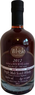 Ben Nevis 2012 WCh Ruby Port QC Tasting only 54.6% 500ml