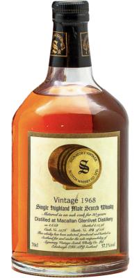Macallan 1968 SV Vintage Collection Dumpy Oak Cask 5576 57.1% 700ml