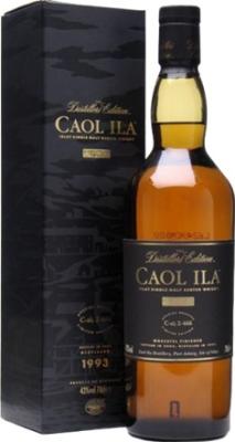 Caol Ila 1993 The Distillers Edition Double Matured in Moscatel Sherry Casks 43% 1000ml