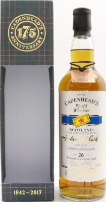 Invergordon 26yo CA World Whiskies Individual Cask Bourbon Hogshead 53.5% 700ml