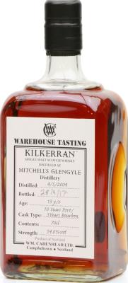Kilkerran 2004 CA Warehouse Tasting 54% 700ml