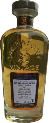 Bunnahabhain 2007 SV Moine Cask Strength Collection 8yo #132 58.7% 700ml