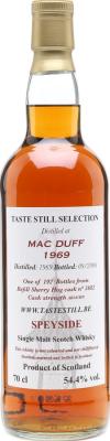 Macduff 1969 TS Selection Refill Sherry Hogshead #3682 54.4% 700ml