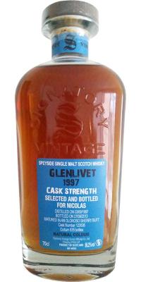 Glenlivet 1997 SV Cask Strength Collection Oloroso Sherry Butt #123536 56.2% 700ml