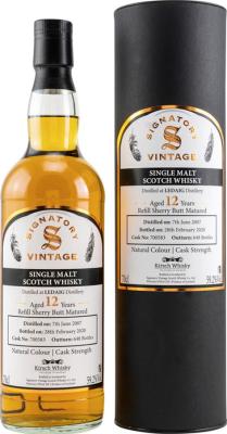 Ledaig 2007 SV Natural Colour Cask Strength Refill Sherry Butt #700583 Kirsch Whisky 59.2% 700ml