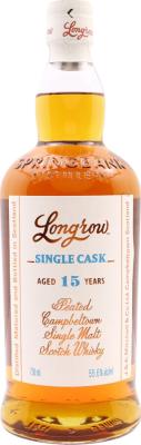 Longrow Peated Campbeltown Single Malt Scotch Whisky Single Cask 15yo Pacific Edge Wine & Spirits 55.6% 750ml