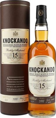 Knockando 1999 Richly Matured 15yo Sherry & Bourbon Casks 43% 700ml