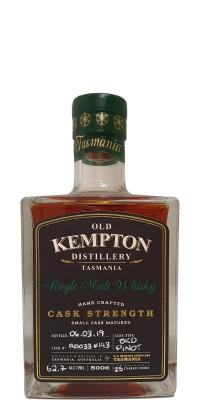 Old Kempton Cask Strength Small Cask Matured OKD Port RD033 62.7% 500ml