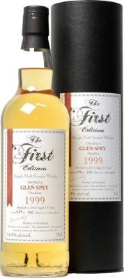 Glen Spey 1999 ED The 1st Editions 54.9% 700ml