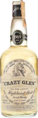 Crazy Glen 1969 Highland Malt Riccadonna Import Italy 40% 750ml